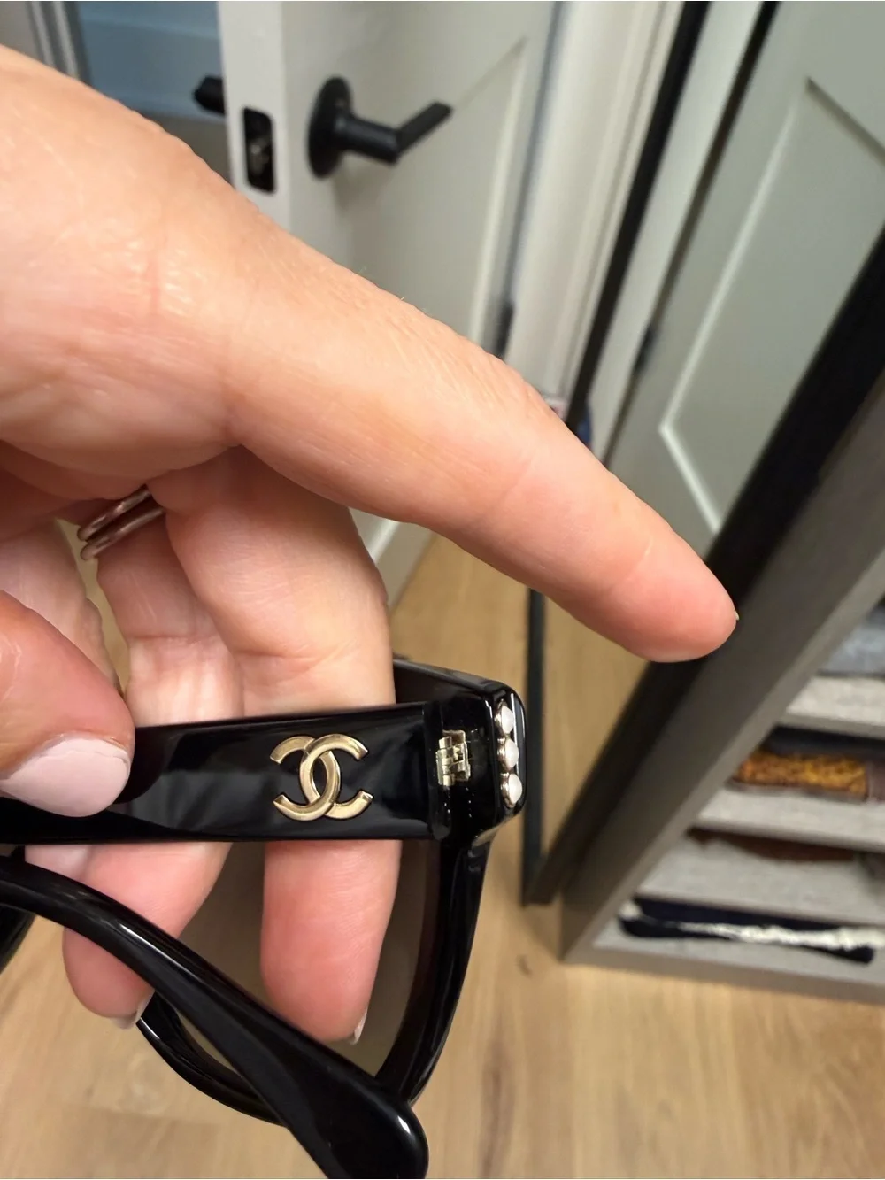 Chanel 5482H Pearl polarized sunglasses